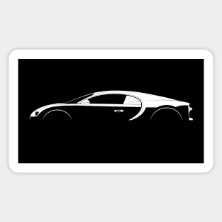 Bugatti Chiron Silhouette Sticker